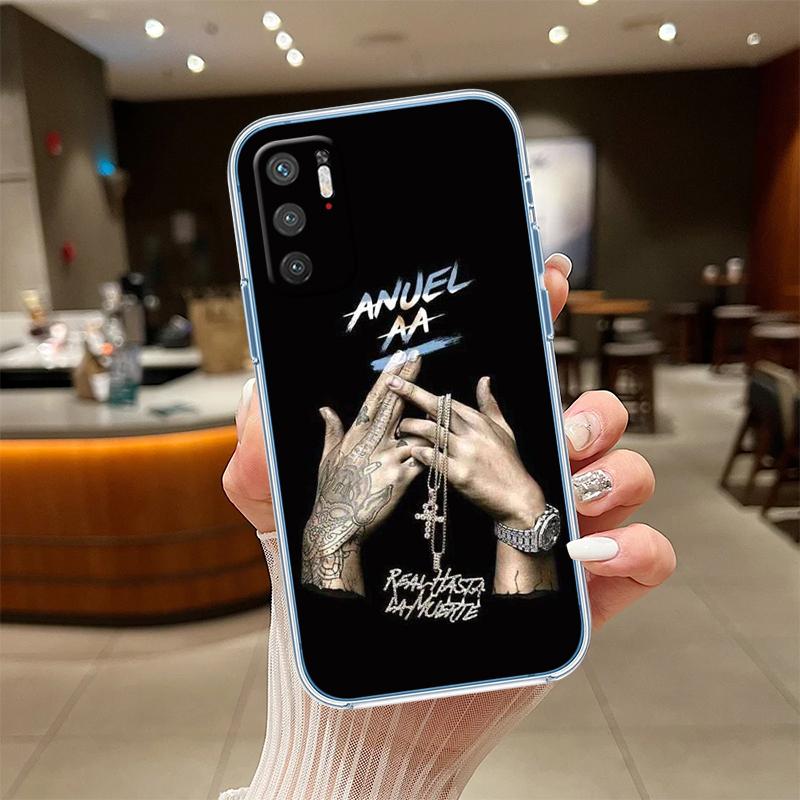 RE8 Anuel AA Transparent Phone Case for Motorola Moto Edge 20 30 40 50 S30 Fusion Ultra Pro Neo Lite + G200 G23