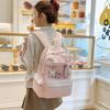 Junior High School Students Lightweight Backpack Star Printed Large Capacity Schoolbag