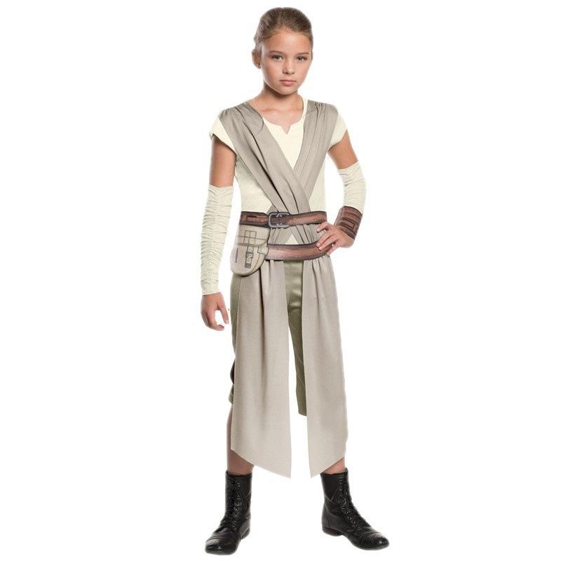 Versatile Rey Character Costume For Girls Made From Soft Polyester Perfect For Events