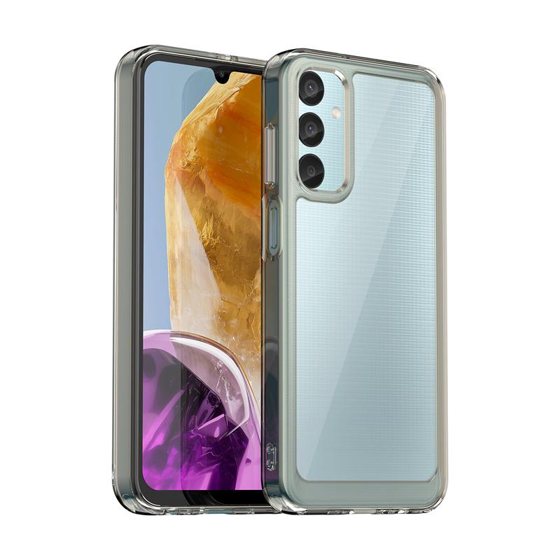 Capa TPU transparente à prova de choque para Samsung Galaxy M55 M15 M44 M34 M54 M14 Jump3 5G 4G Capa protetora à prova de choque e proteção total