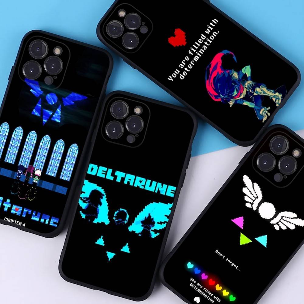 D-Deltarune Ralsei Phone Case For Iphone 17 16 15 14 13 12 11 Pro Max Plus Black Shell Cover Case