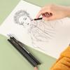 Sketch pencils, drawing set including HB/B/2B/4B/6B/8B, charcoal set including soft, medium and hard charcoal pencils