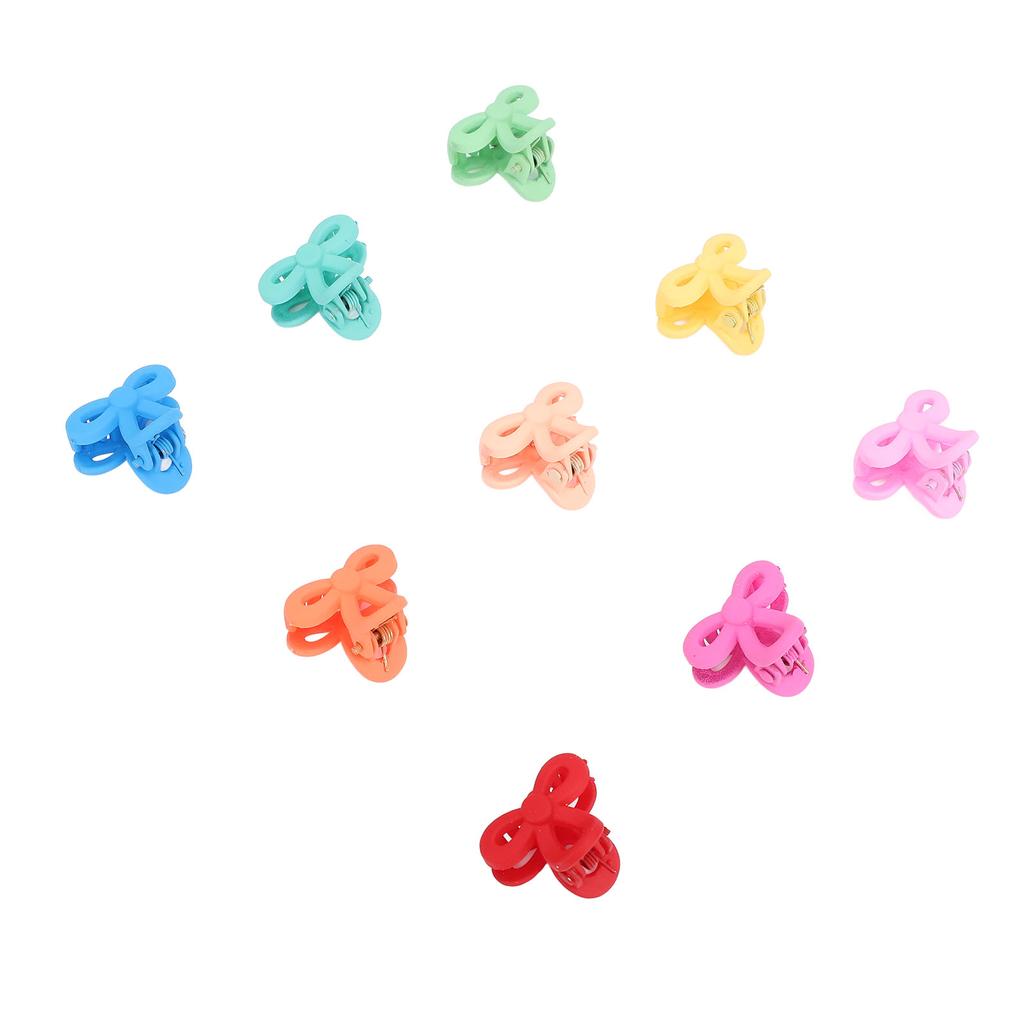 100pcs Mini Flower Hair Clip Cute Strong Grip Hair Accessories Small Tiny Hair Claw Clip for Daily