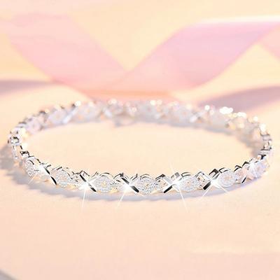 Brățară din Argint Sterling 925 Modă Multiple Stiluri Lanț Brățară Pentru Femei Modă Luxos Brățară cu Pandantive Bijuterii de Nuntă Cadou