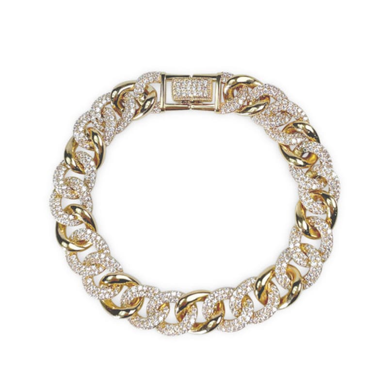 MACIER Cuban Chain Bracelet (Gold)