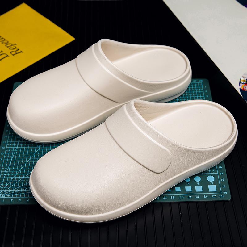 Men Waterproof Chef Shoes Non-slip and Oil-proof Kitchen Shoes Operating Room Slippers Summer Spring and Autumn Outdoor Clogs