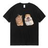 Lustiges Friedenszeichen und schreiender Hamster T-Shirt Liebhaber Geschenk Nagetier Meerschweinchen Jungen Mädchen T-Shirts Sommer Kurzarm T-Shirt Tops
