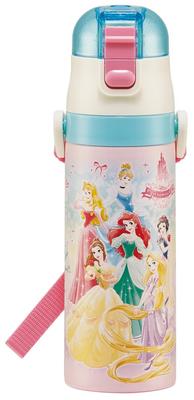Skater Stainless Steel Kids Water Bottle Direct Drinking 470ml Disney Princess 22 Girls Children's SDC4-A