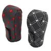 2pcs/set PU Leather Car Hand Brake Gear Shift Cover Handbrake Grips Case Manual Gear Head Shift Knob Shell