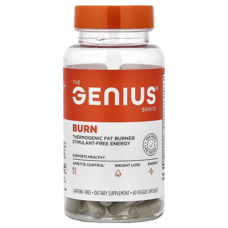 Burn, Caffeine-Free, 60 Veggie Capsules