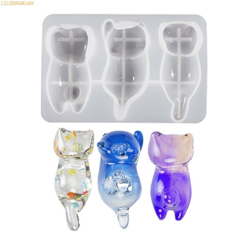 K1AE Silicone Pendant Mold Clay Molds Keychain Mould Silicone Material