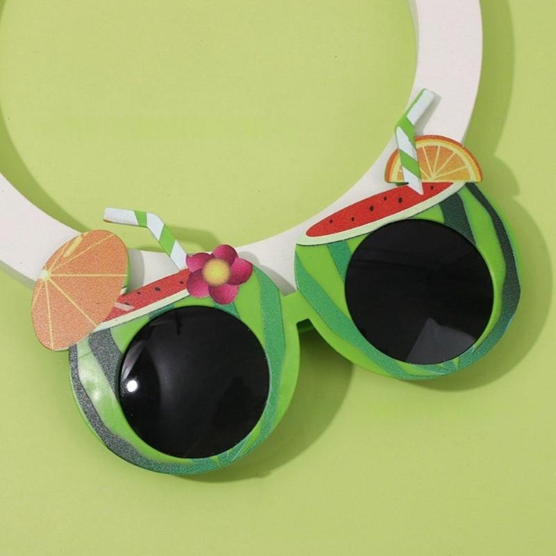 Fashion Tropical Fruit Patterned Glasses For Role Play Event Outdoor Activities And Daily Fashion Accessories
