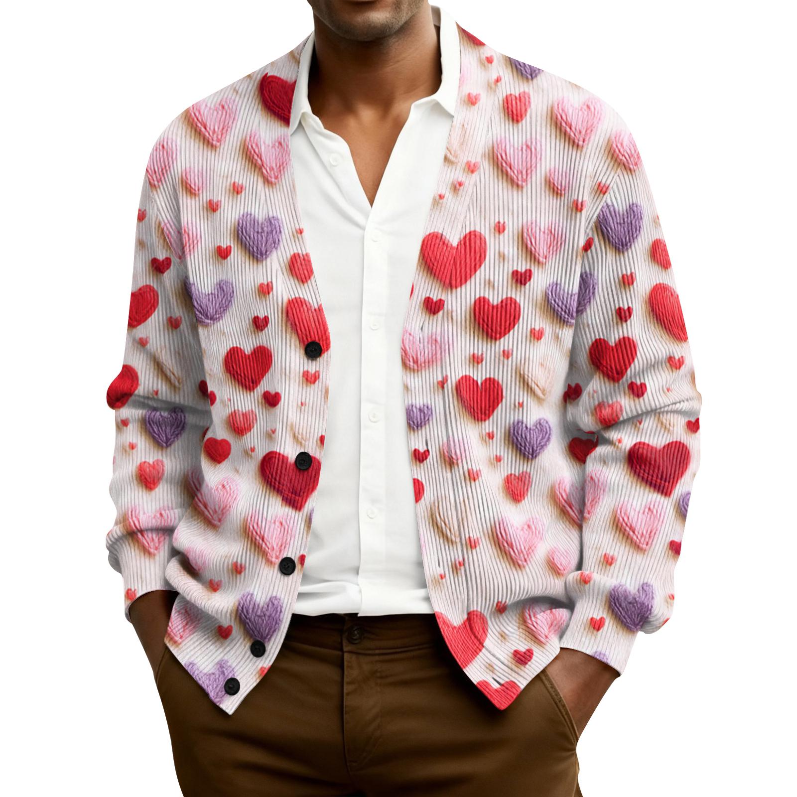 Мужской кардиган с длинным рукавом рубчатой вязки XL белый 2400₽