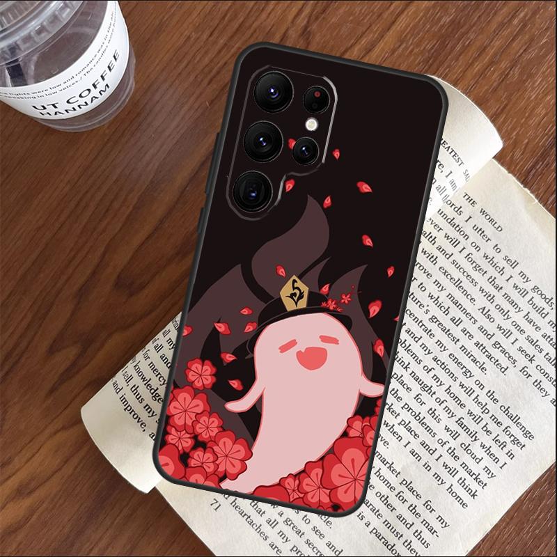 Genshin Impact Hu Tao Phone Case For Samsung Galaxy S25 S24 S23 S22 S21 Ultra S9 S10 S20 Plus S24 FE Funda Cover