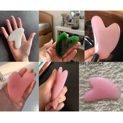 1PCS SPA Massage Beeswax Guasha Scraping Massage Scraper Face Massager Acupuncture Gua Sha Board