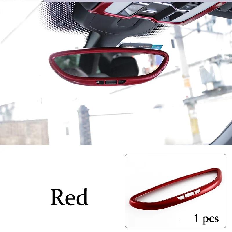 Car-Styling Rearview Mirror Decorative Cover Frame For Porsche Cayenne Macan Panamera Accessories Modified Interior 3D Stickers