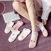 5Pairs Stripe Kawaii Shallow Socks Low Cut Bow Boat Socks Cute Short Tube Socks  Warm