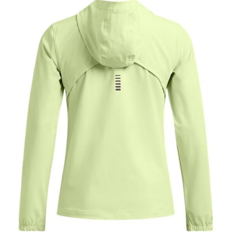 Under Armour Storm Letter Print Versatile Comfortable Hooded Long Sleeve Jacket Women Jackets Light-Green 1377043-383