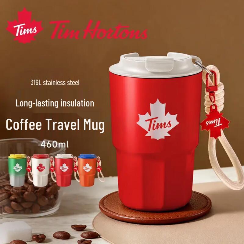 TIMS Hortons 316 Stainless Steel Insulated Coffee Mug