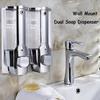 Manual Operation Soap Dispenser 640ml Shower Dispenser Durable Press Soap Organizer Bathroom