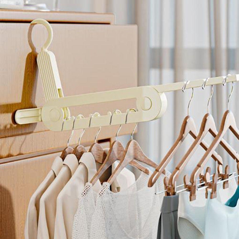 

Wall Mounted Folding Clothes Hanger Plastic Clothes Drying Rack Foldable Travel Hangers Outdoor