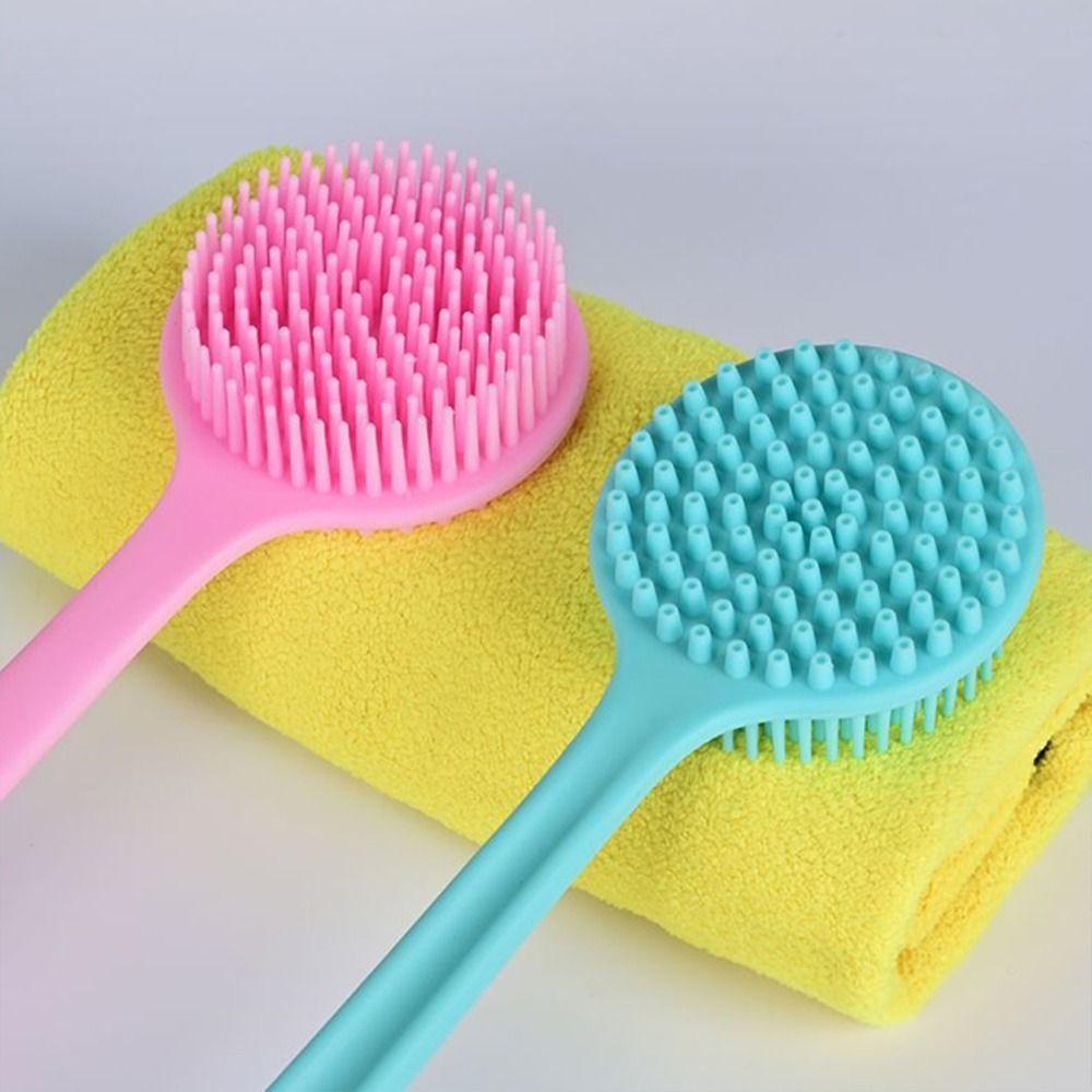Long Handle Double-Sided Bath Brush Exfoliating Bathroom Accessories New Shower Brush  Women