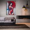 Colorful Abstract Body Art Posters Sexy Women Wall Canvas Prints Anime Girls Graffiti Paintings Living Room Home Decor Pictures
