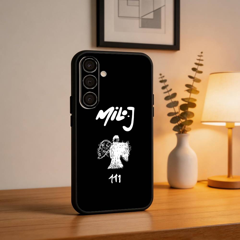Singer M-Milo J Phone Case For Samsung A73,72,71,A52,51,40,41,A22,A32,31,A13, Soft Black Shell