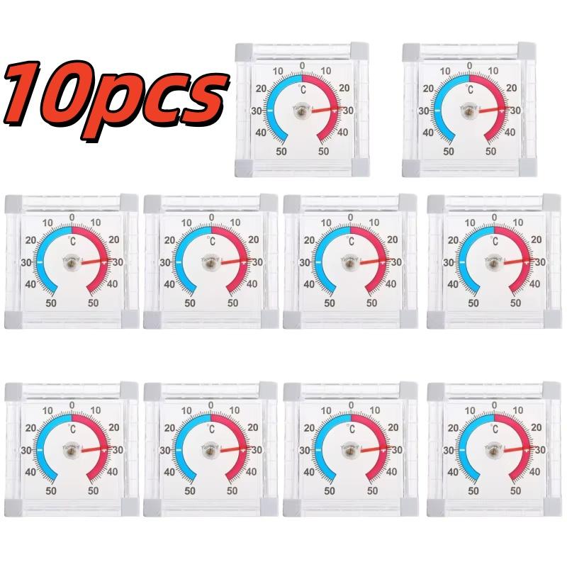1~10pcs -50°C~50°C Temperature Thermometer Window Indoor Outdoor Wall Garden Home Graduated Disc Measurement Multimeter