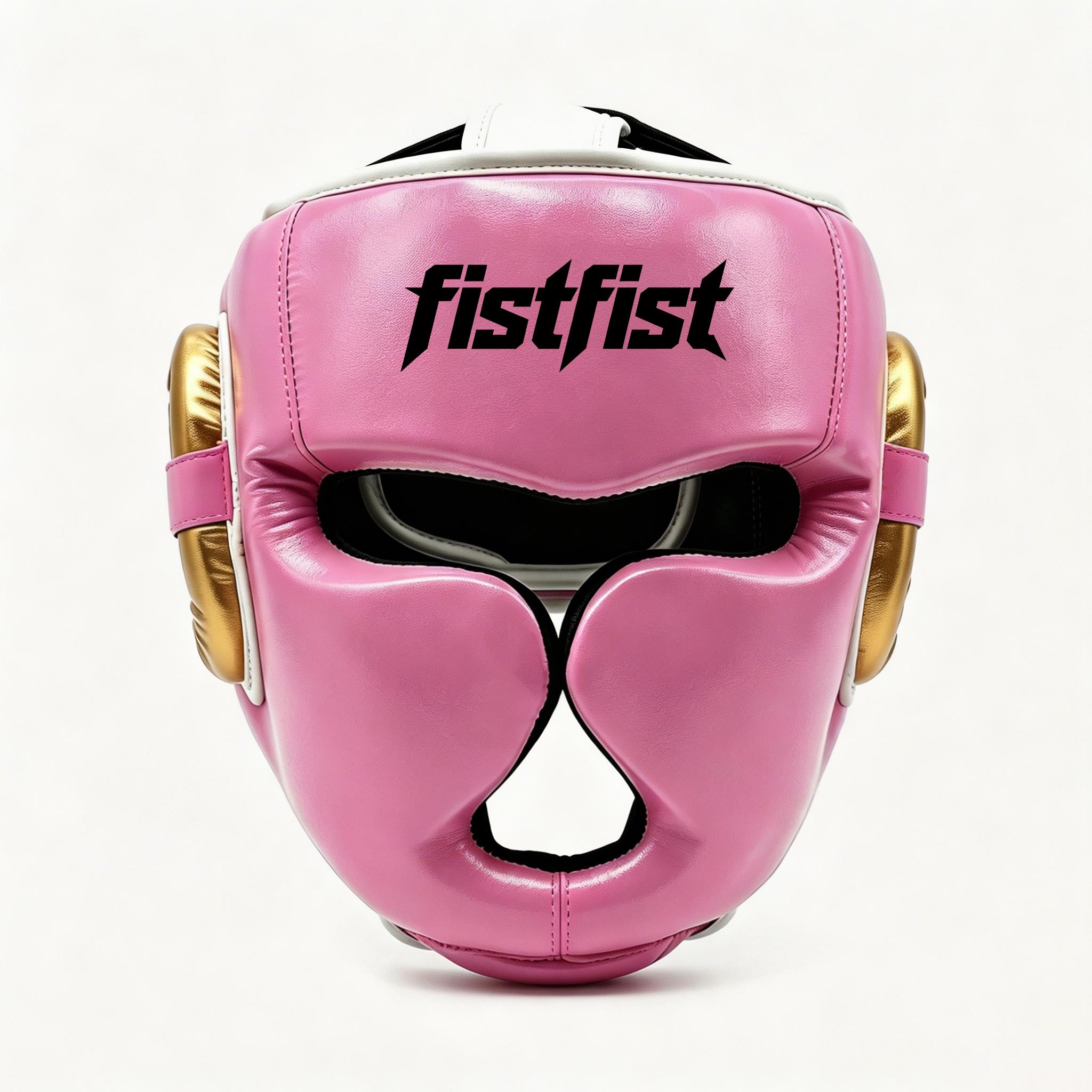OEM ODM Portable Fully Enclosed Boxing Helmet Training Sanda Headgear Thickened Muay Thai Monkey Face Safety S