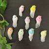 2Pcs Cute Artificial Birds Fake Foam Animal Simulation Feather Birds Models Tit Diy Craft Home Garden Floral Ornament Decoration