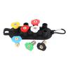 7PCS Pressure Washer Nozzle Tip Set 4000PSI 1/4 Inch Quick Connector Pressure Washing Tips with
