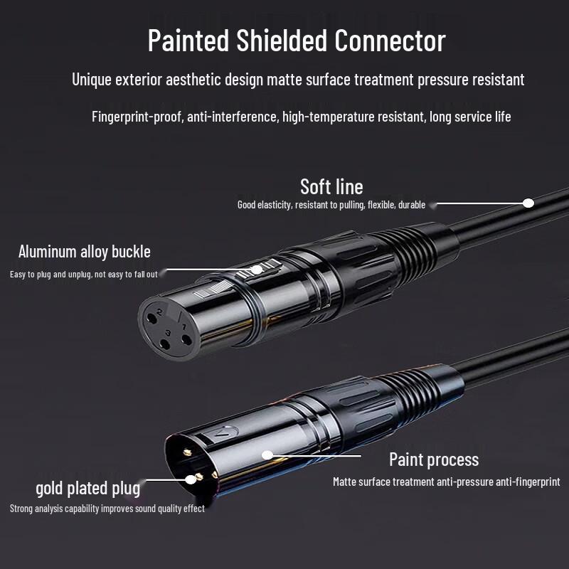 Laicai XLR Male to Female Audio Balanced Cable