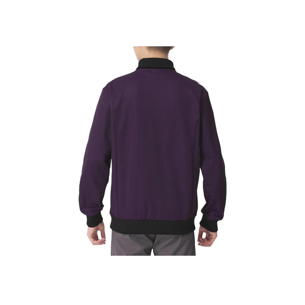 adidas 3-Stripes Tracktop Comfortable Fashion Versatile Solid Color Jacket Men Jacket Legendary-Purple KT0839