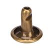 500 Sets Leather Rivets 8x8mm Electroplating Process High Hardness Iron   Double Sided Rivets for Hat Clothing