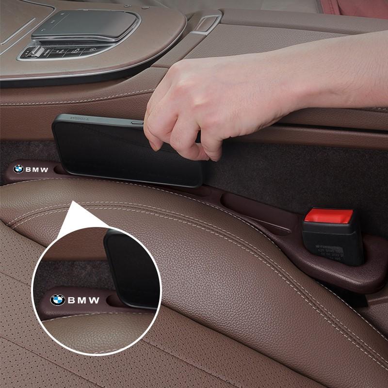 BBIX7 2PC Car Seat Gap Filler Organizer Waterproof  Anti-leak Stopper Strip For BMW 1 2 3 4 5 7 Series X1 X3 X4 X5 X6 X7 F10 F20 F30