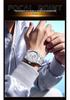 SANDA Men's Waterproof Mechanical Watch with Solid Steel Band and Calendar