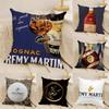 Classic Brandy Brands R-Remy Martin Pillow Case Cotton Linen Fabric Square Zipper Pillowcase Home Decorative Living Room