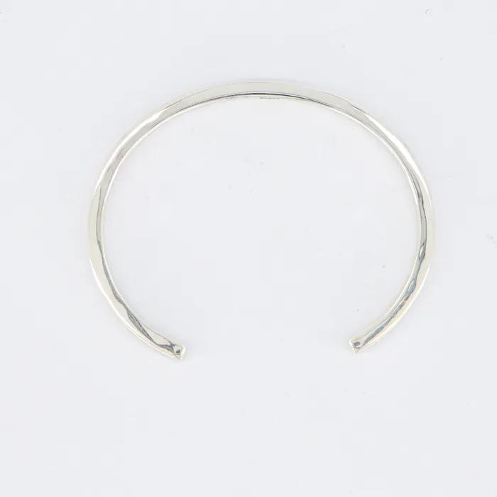 2mm offener Armreif Silberarmband (925 Silber)
