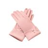 Full Finger Women Suede Gloves Plush Winter Mittens Vintage  Gloves  Sports
