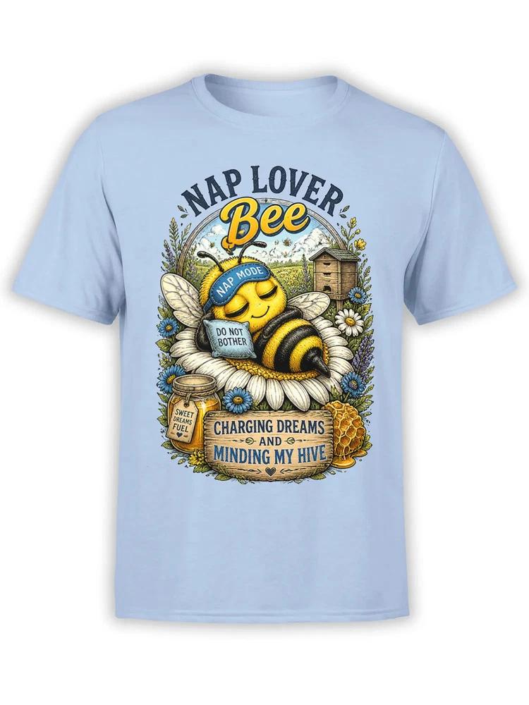 Nap Lover Bee TShirt Unisex S
