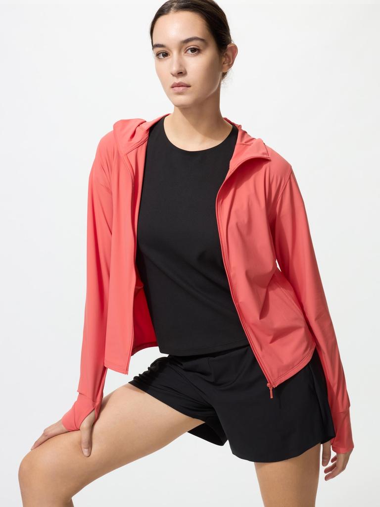 Uniqlo Japan Ultra Stretch Air Rhythm Uv Cut Full Zip Hoodie