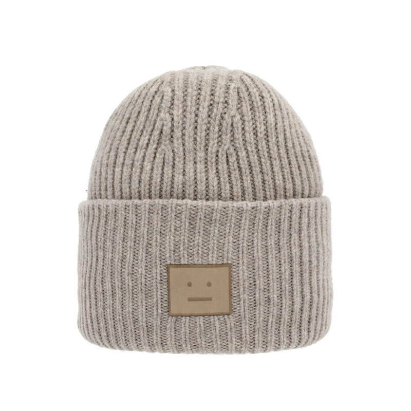 Acne Studios Beanie Wool Hat C40424 GREIGE MELANGE