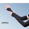 Unisex UV Protection Arm Sleeves, Ice Silk Cooling Sleeves, Thin Breathable Sun Sleeves for Cycling Running Outdoor Sports