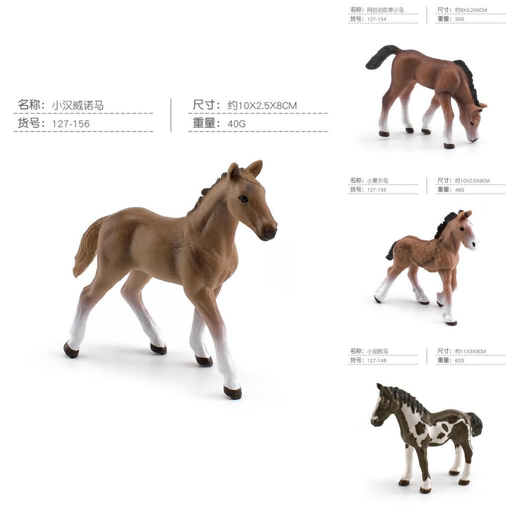 Wild Shire Horse Lipizzaner Pvc Model For Kids Educational Display