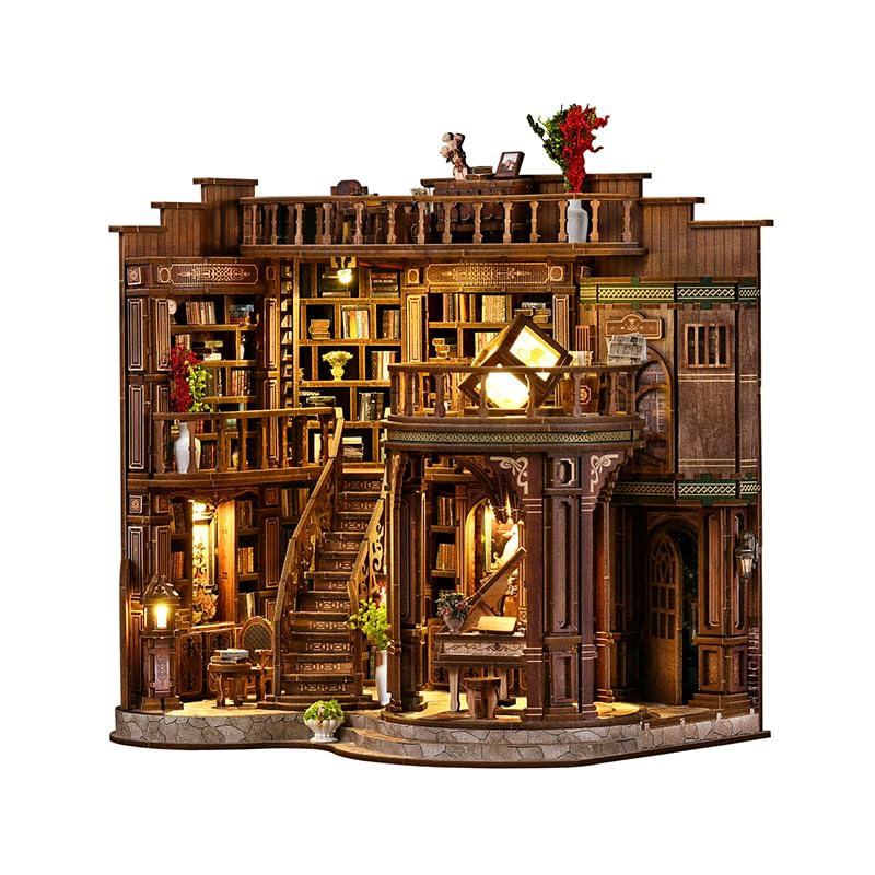 Spilay DIY Wooden Furniture Miniature Dollhouse Scale Miniature Creative Day Gift for Girlfriend or Lover Set, 124 Dollhouse, Birthday, Valentine's -