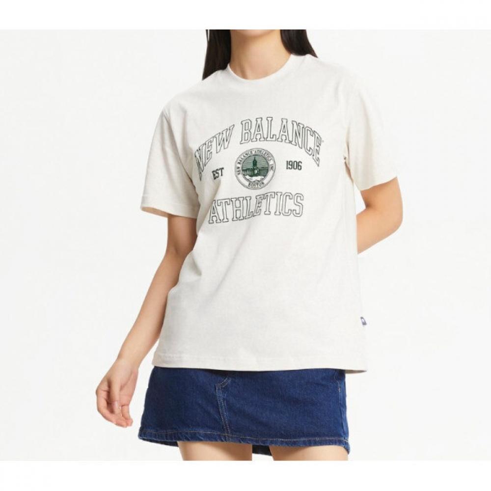 

New Balance Wt43548 Women Athletics Classic Short Sleeve Tee Award NBNEE4S152 39/S