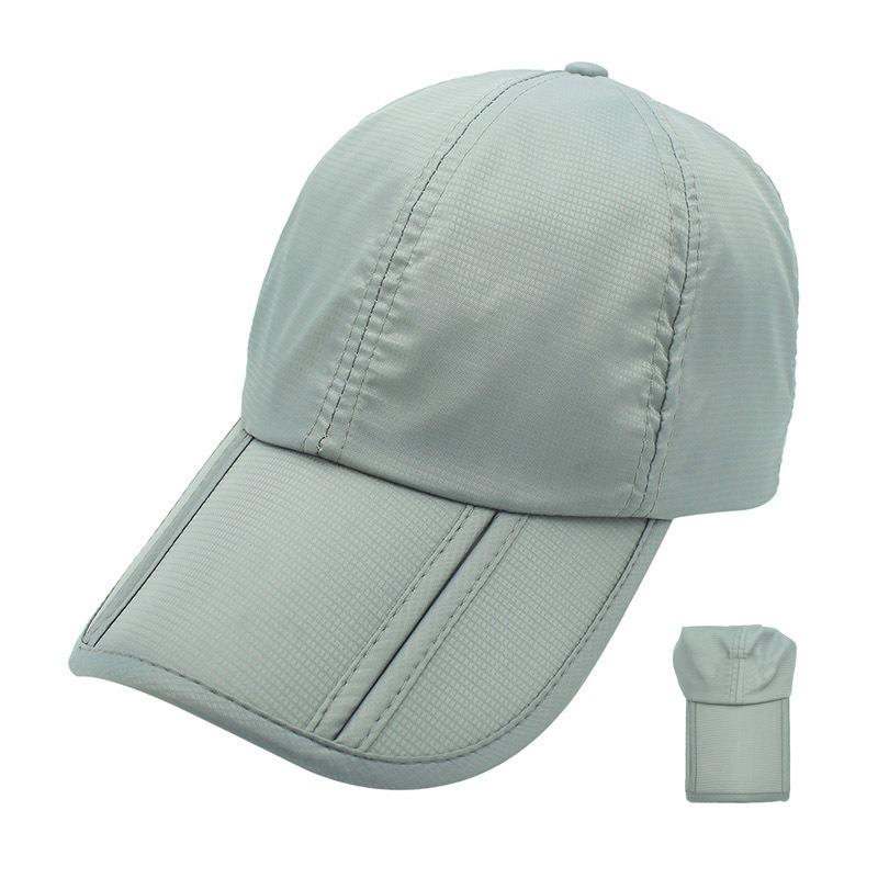 Folding sun hat spring and summer quick drying sunscreen fishing hat men's outdoor sunshade sports hat baseball cap