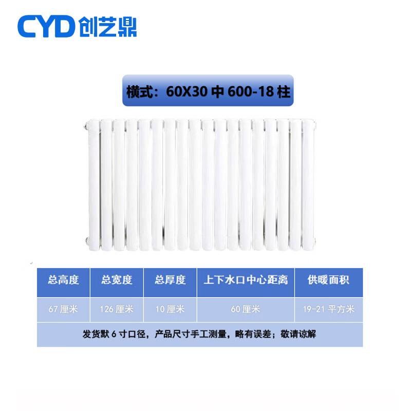 Chuang Yi Ding Steel 6030 Two-Column Hot Water Radiator