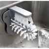 LMETJMA Water Bottle Cleaning Brush Glass Cup Washer with Suction Base Kitchen Sink Beer Glass Long Leg Cup Cleaning Brush JT113